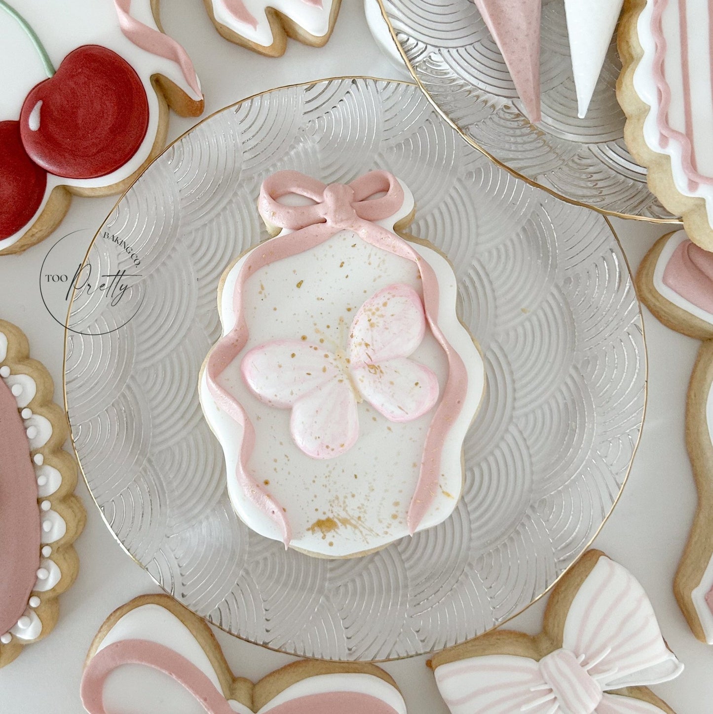 Bow Plaque Cookie Cutter - Too Pretty Baking Co.Cookie Cutter