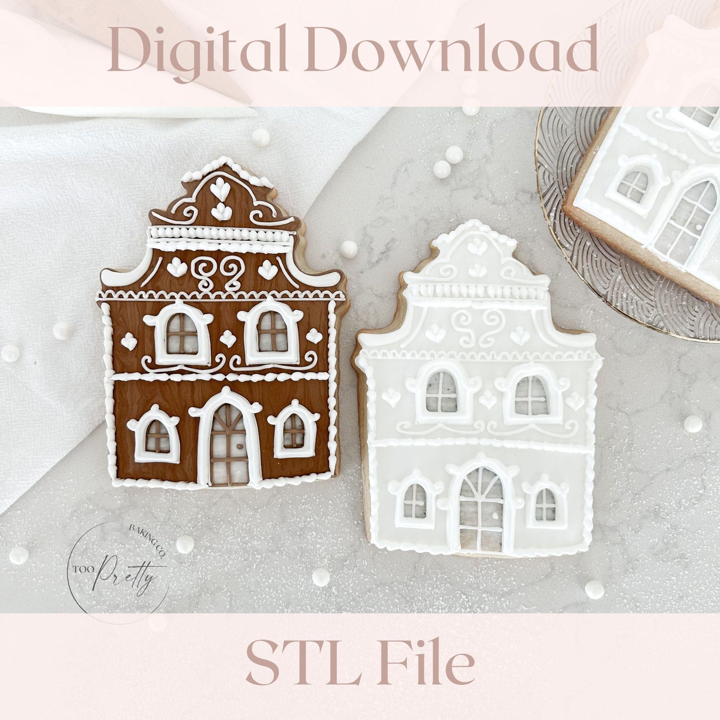 Holiday House STL - Too Pretty Baking Co.Holiday House STL
