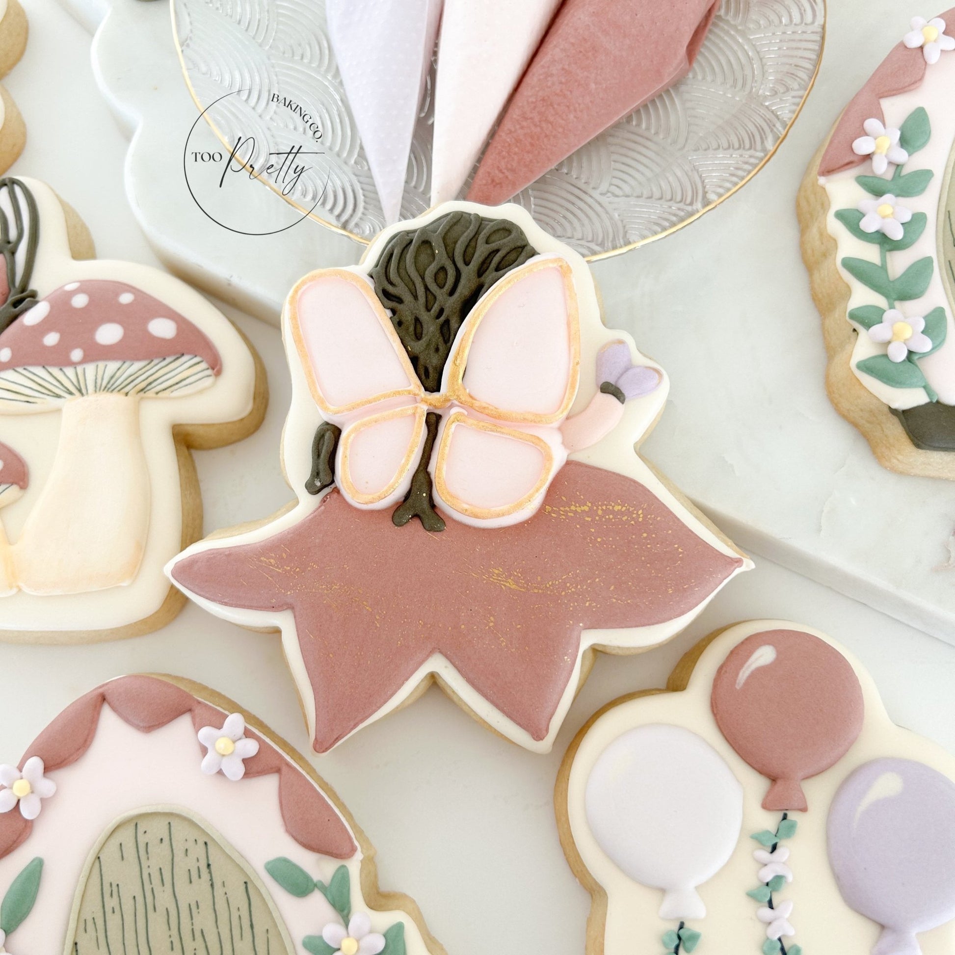 Butterfly Fairy Cookie Cutter - Too Pretty Baking Co.Cookie Cutter