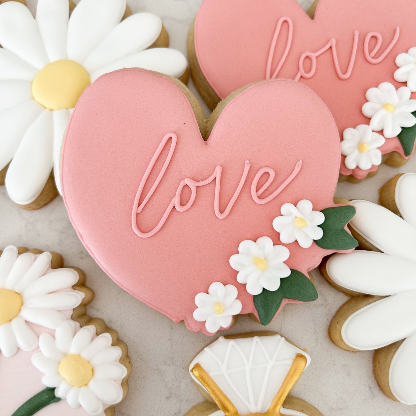 Floral Heart Cookie Cutter - Too Pretty Baking Co.Floral Heart Cutter