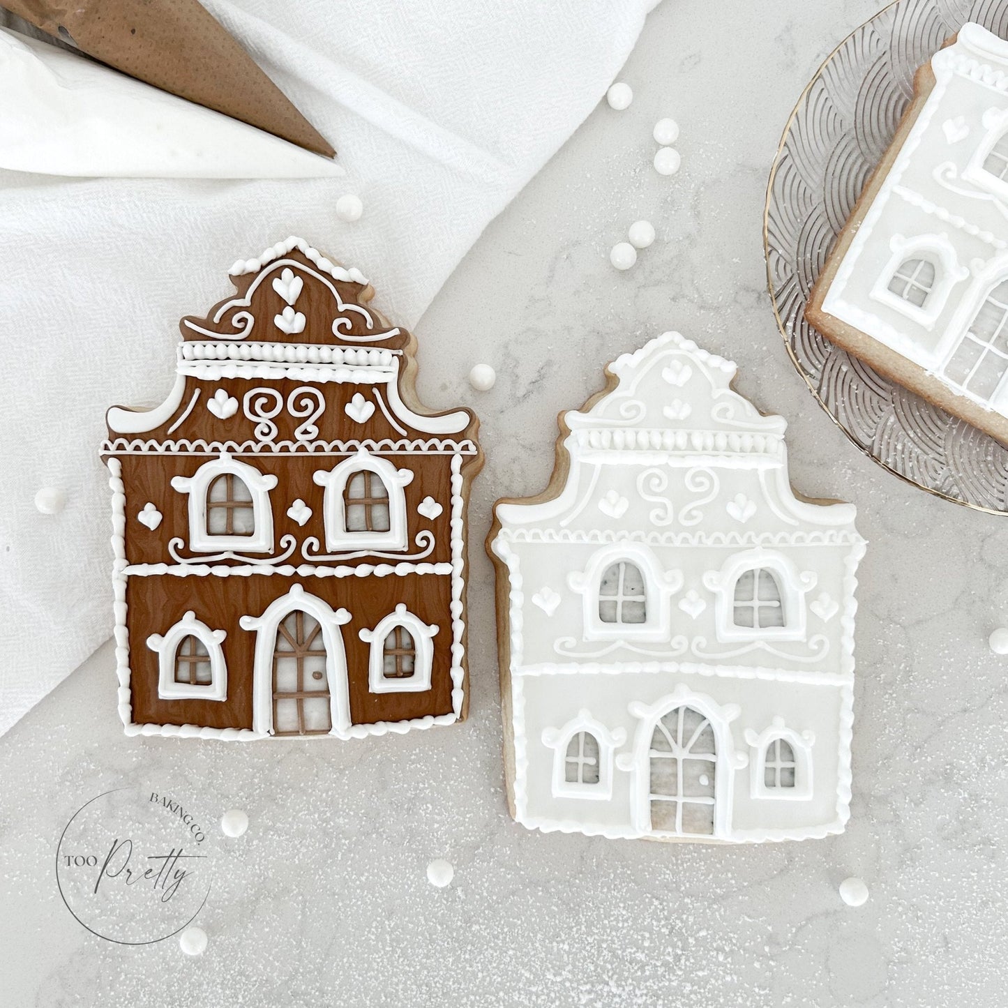 Holiday House Cookie Cutter - Too Pretty Baking Co.Cookie Cutter