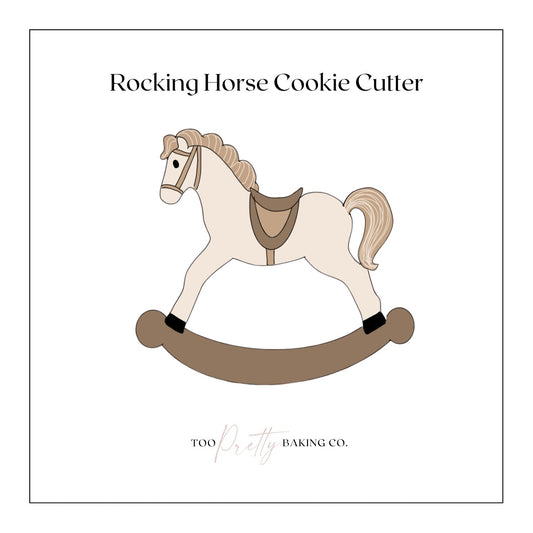 Rocking Horse Cookie Cutter - Too Pretty Baking Co.Cookie Cutter